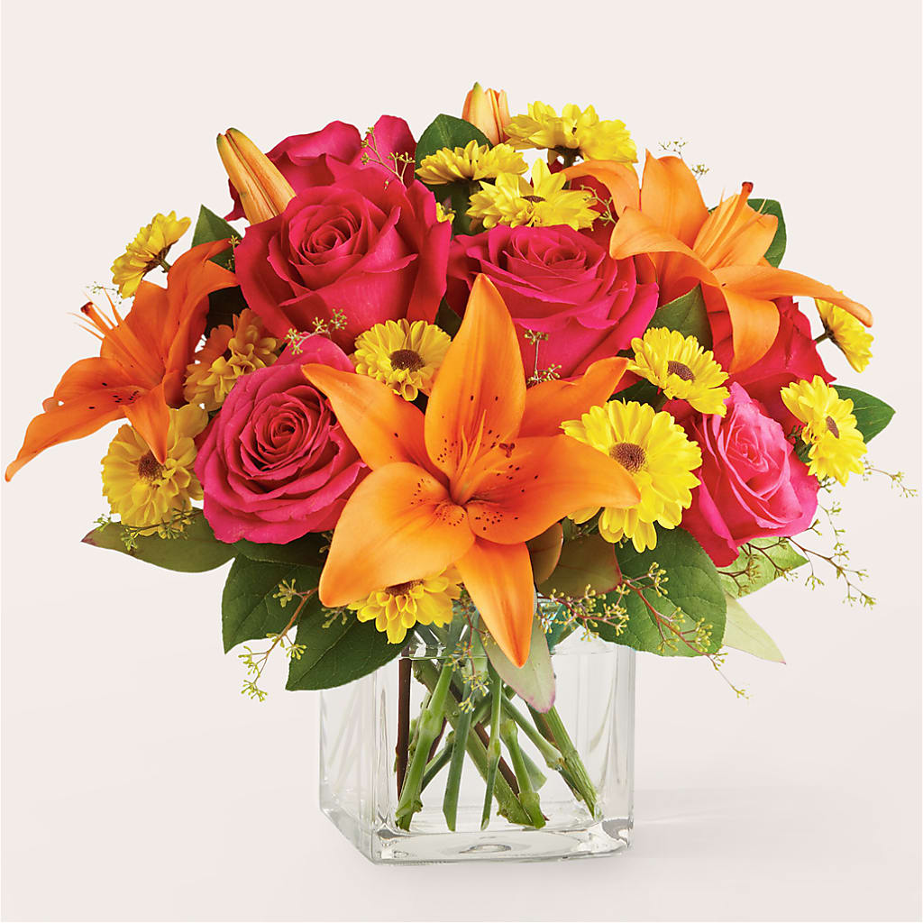 Neon Lights Bouquet – DE VARS-PHILLIPS FLORISTS & ANTIQUES, Hartford CT