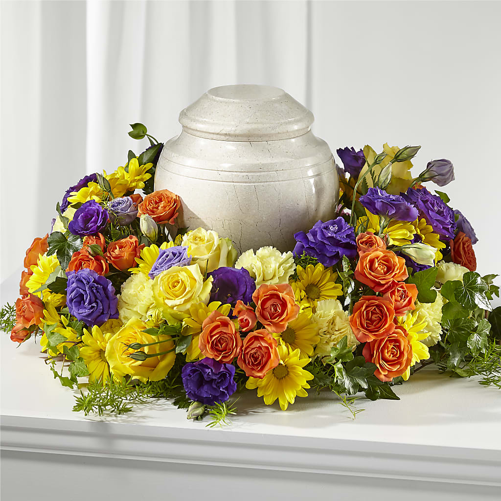 Blossoms of Remembrance Cremation Adornment – DE VARS-PHILLIPS FLORISTS & ANTIQUES, Hartford CT
