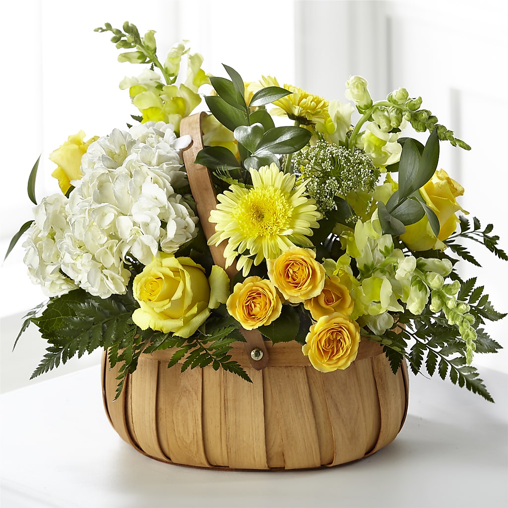 Rustic Remembrance Basket – DE VARS-PHILLIPS FLORISTS & ANTIQUES, Hartford CT