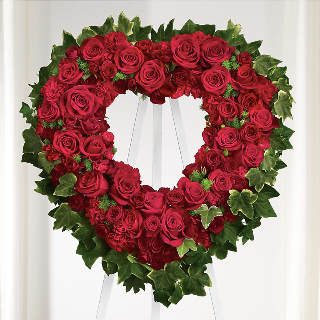 Wholehearted Standing Spray – DE VARS-PHILLIPS FLORISTS & ANTIQUES, Hartford CT