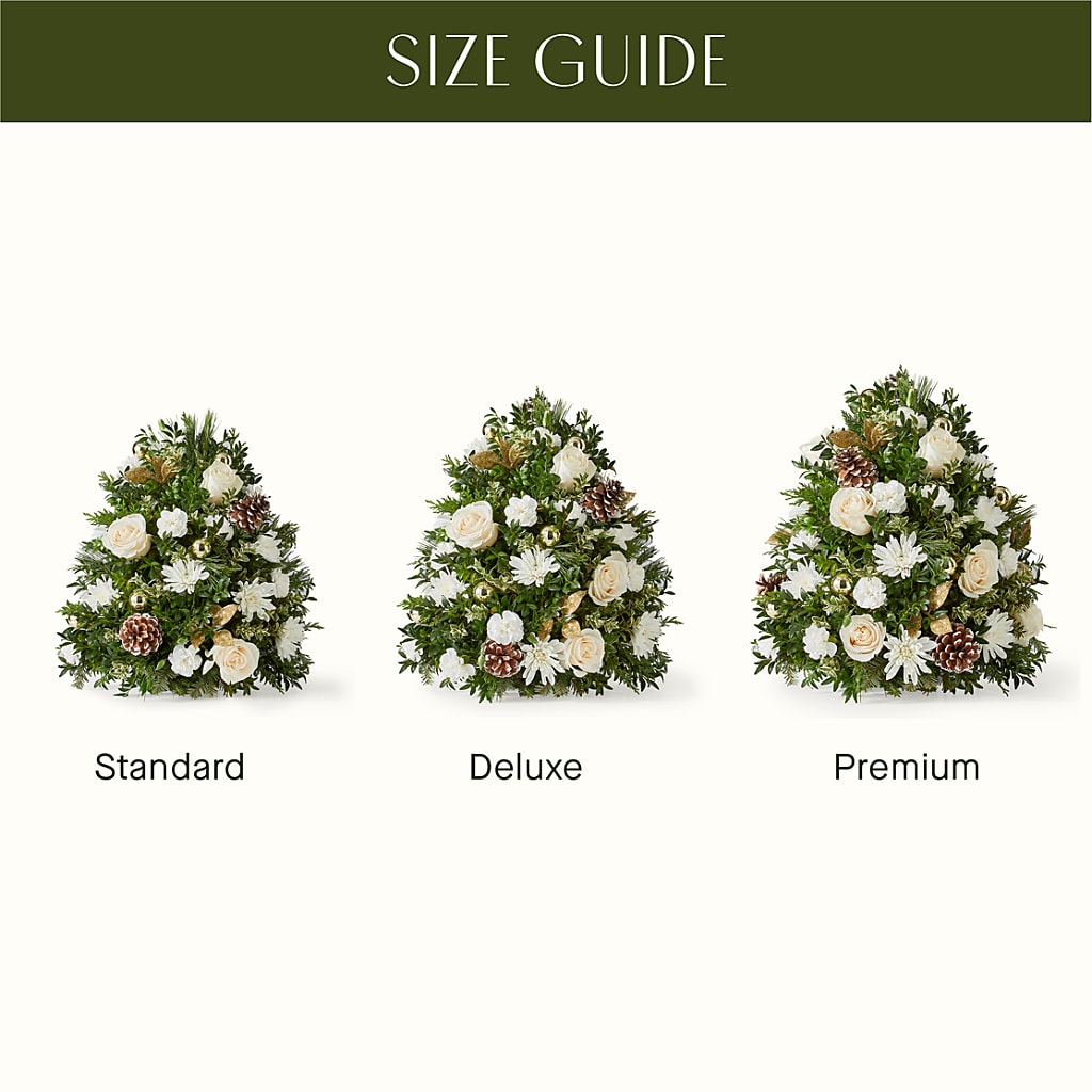 Snowed In Tree – DE VARS-PHILLIPS FLORISTS & ANTIQUES, Hartford CT
