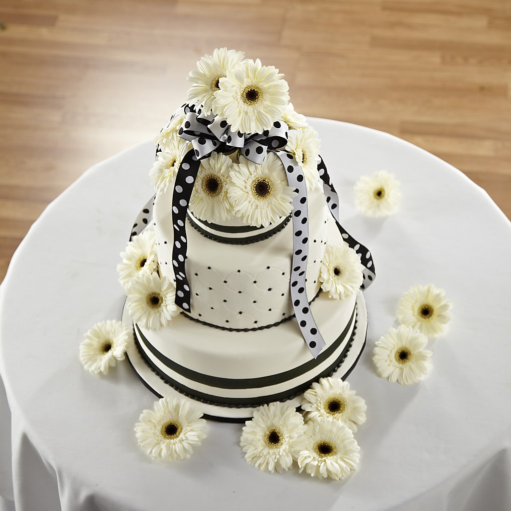 Simple Sophistication Cake Décor – DE VARS-PHILLIPS FLORISTS & ANTIQUES, Hartford CT