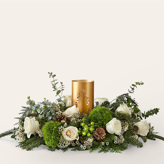 Chestnuts Roasting Centerpiece – DE VARS-PHILLIPS FLORISTS & ANTIQUES, Hartford CT