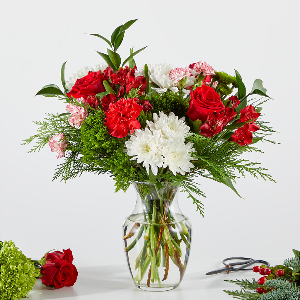 Merry Moment Bouquet – A Florist Original – DE VARS-PHILLIPS FLORISTS & ANTIQUES, Hartford CT