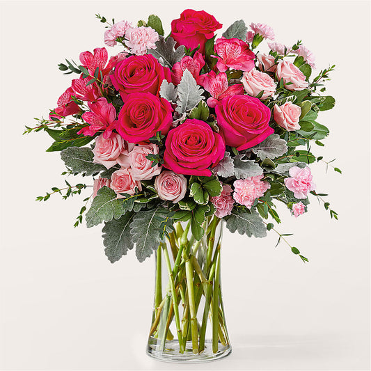 Tickled Pink Bouquet – DE VARS-PHILLIPS FLORISTS & ANTIQUES, Hartford CT