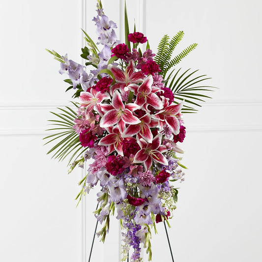 Tender Touch Standing Spray – DE VARS-PHILLIPS FLORISTS & ANTIQUES, Hartford CT