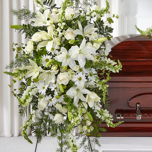 Loving Thoughts Standing Spray – DE VARS-PHILLIPS FLORISTS & ANTIQUES, Hartford CT