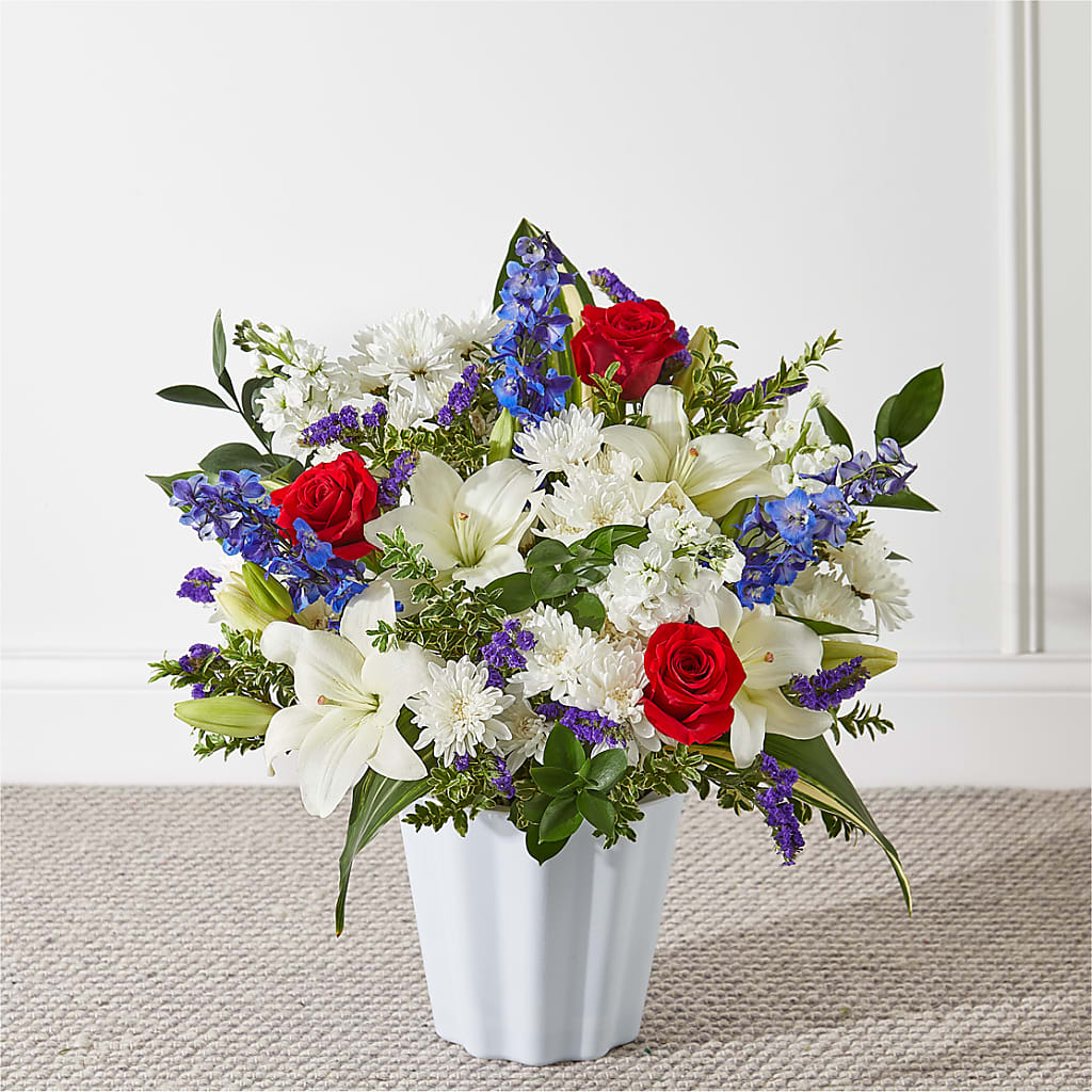 Consoled Floor Basket – DE VARS-PHILLIPS FLORISTS & ANTIQUES, Hartford CT