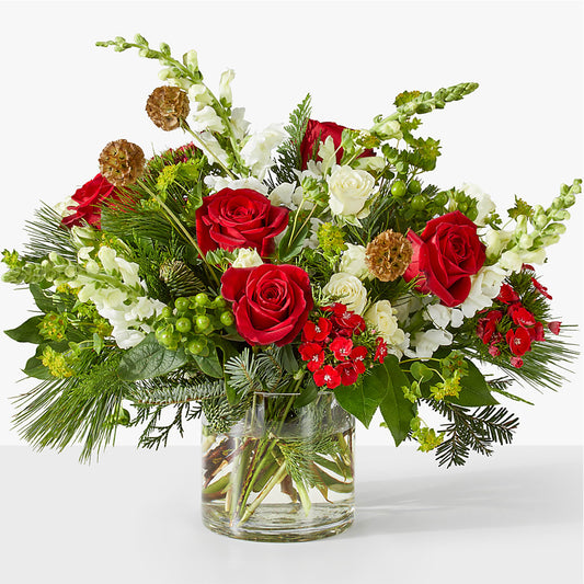 Deck the Halls Bouquet – DE VARS-PHILLIPS FLORISTS & ANTIQUES, Hartford CT