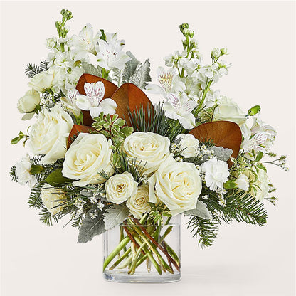Fresh Snowfall Bouquet – DE VARS-PHILLIPS FLORISTS & ANTIQUES, Hartford CT